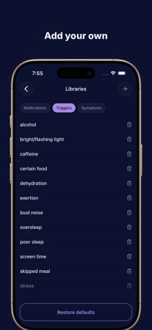 ebb: headache & migraine diary Screenshot 6 of 6