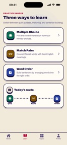 NepaliGo - Learn Nepali screenshot