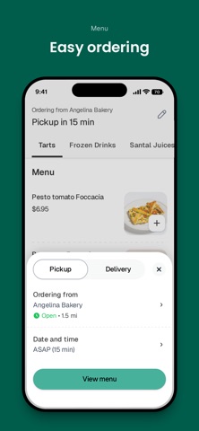 Angelina Bakery To Go iPhone screenshot