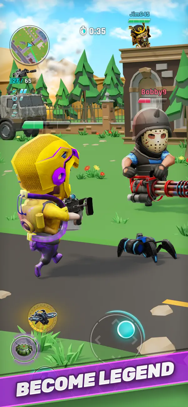WarFriends Legends: Shooting iOS Mod IPA screenshot 3 - iOS game interface