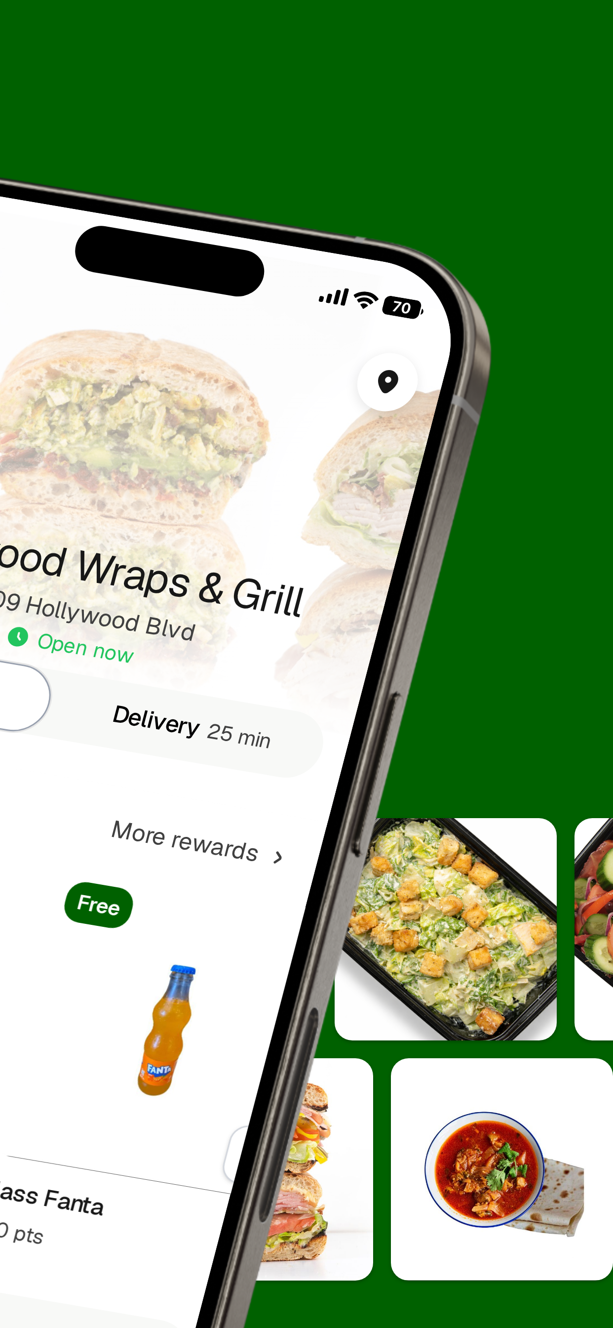 Hollywood Wraps & Grill screenshot 2