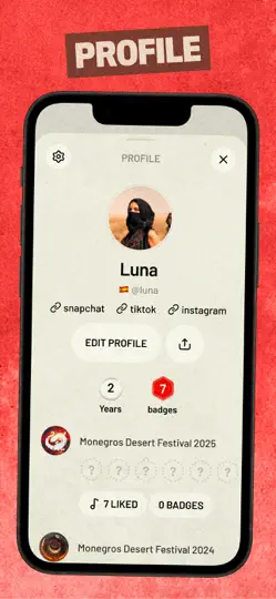 Captura de pantalla de Monegros en iPhone 6