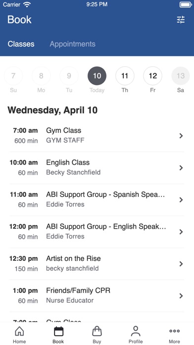 Don Knabe Wellness Center Screenshot