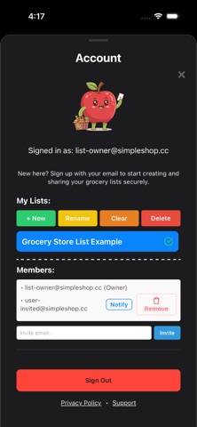 SimpleShop-Grocery-List Screenshot 2 of 5