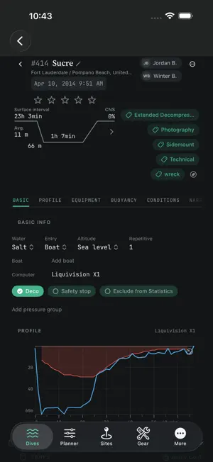Super Dive Log & Planner screenshot 2
