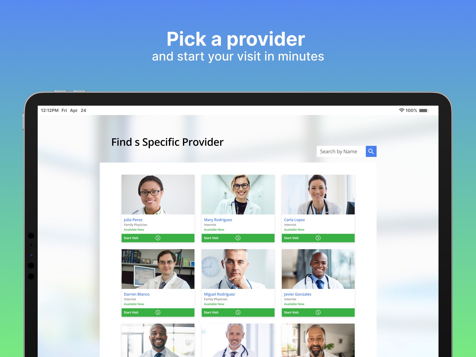 NowClinic ipad screenshot 3