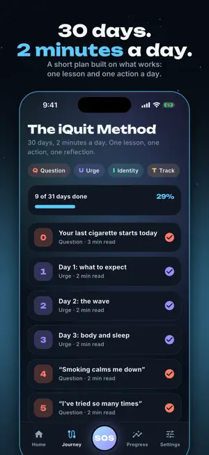iQuit Smoking: Quit Plan screenshot 4