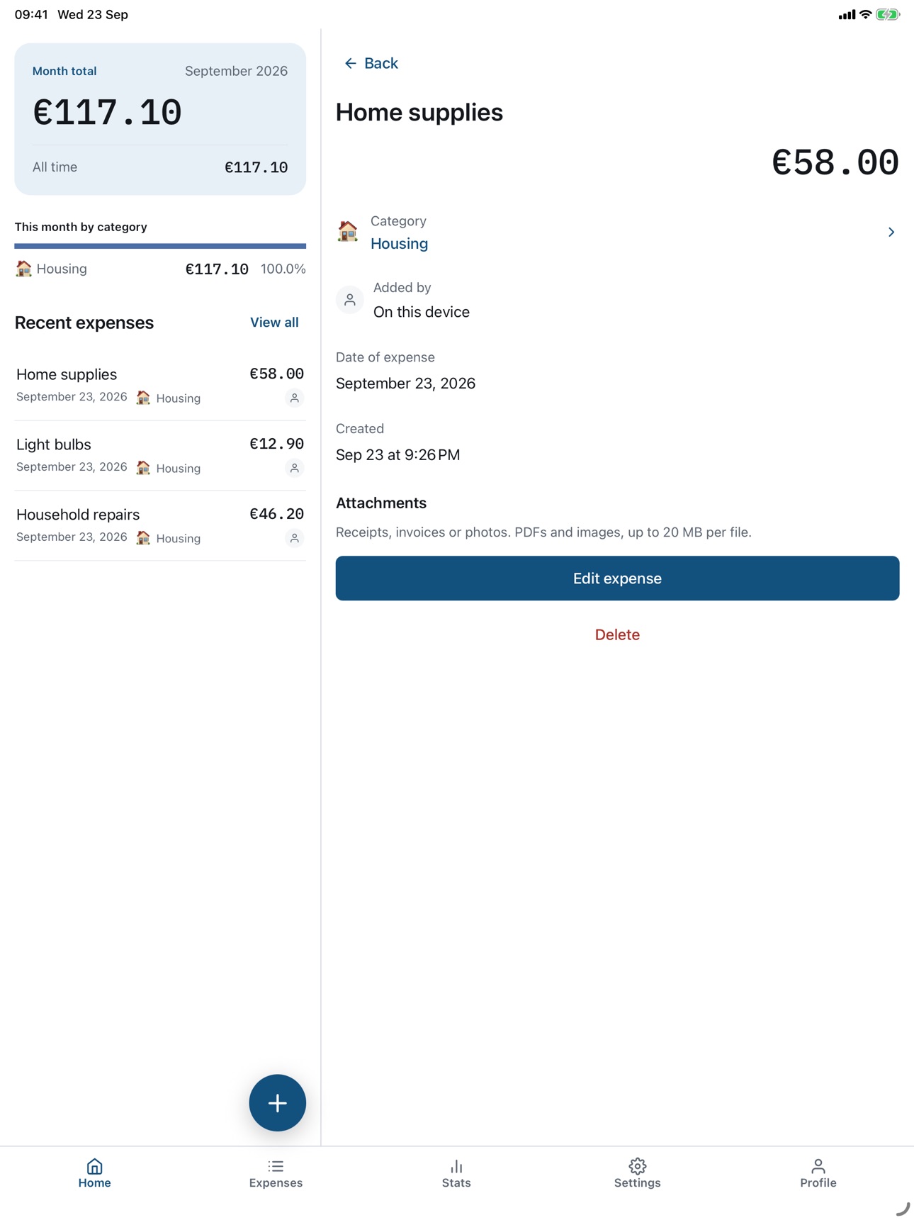 Screenshot 4 of Cashnote: Expense Tracker