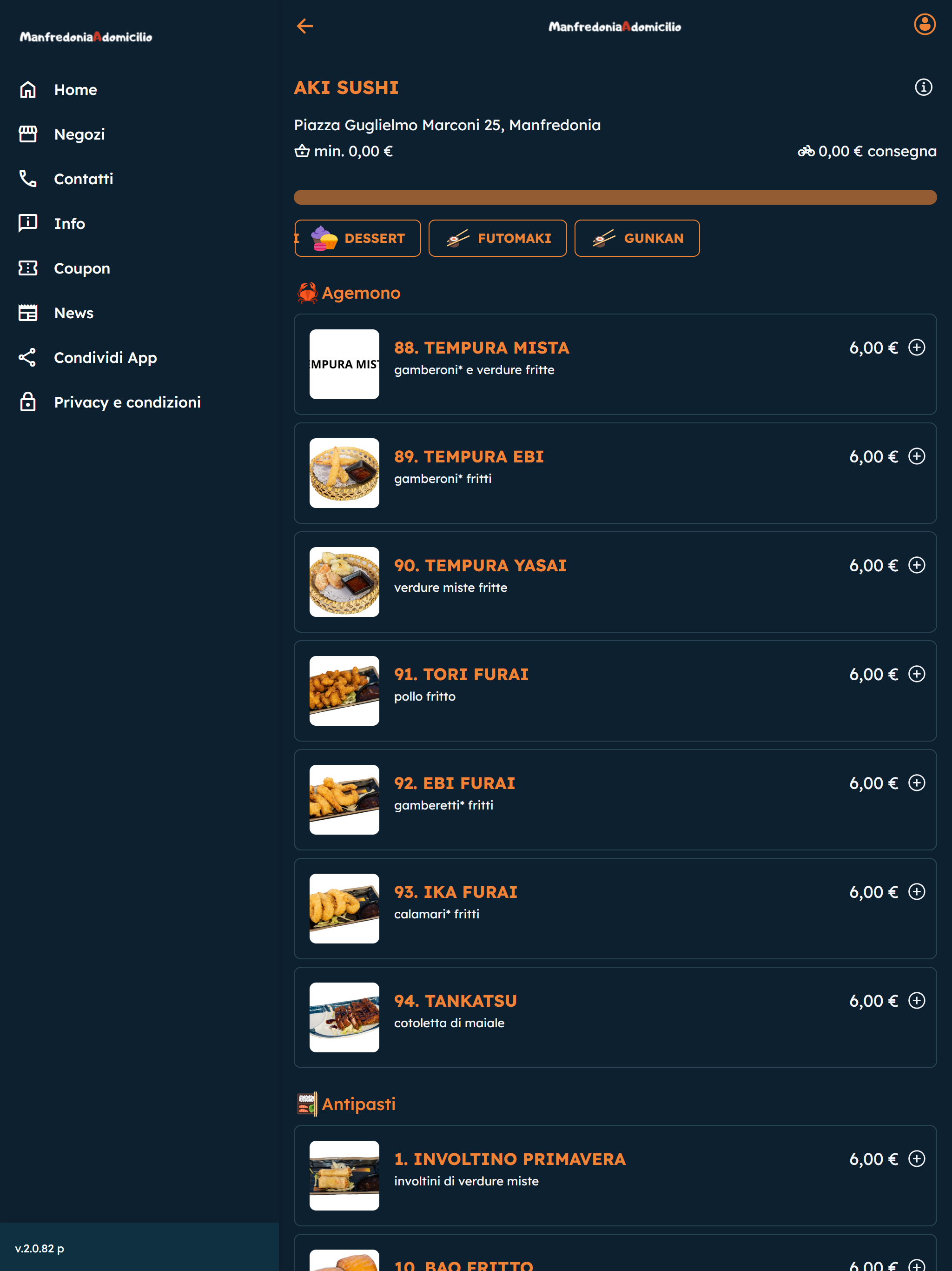 Manfredonia a Domicilio screenshot 6