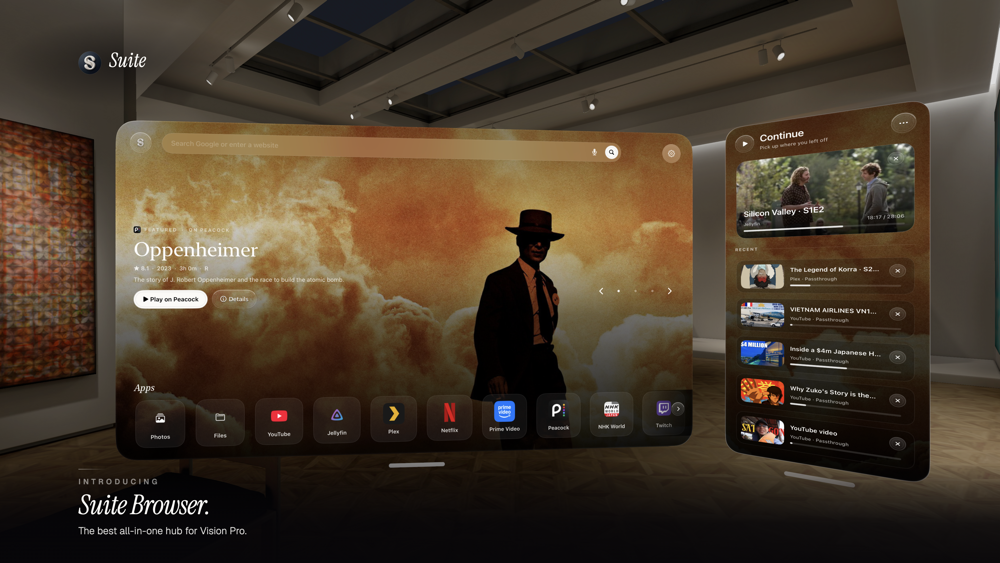 Suite Browser screenshot 1