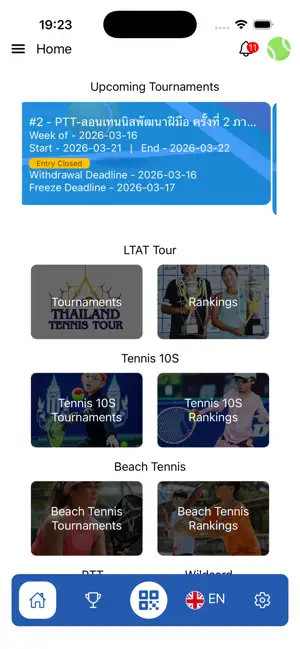 LTAT Tennis iPhone screenshot 2