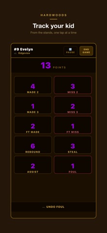 Hardwoods app screenshot