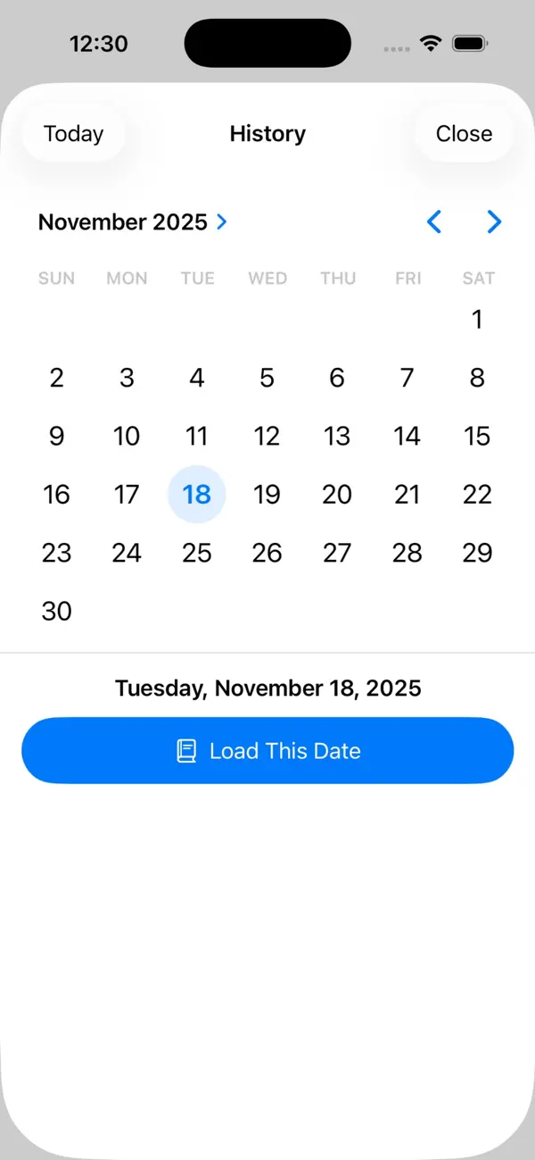 #4. Daily Text Reader (iOS) 来自: Kenny Lage
