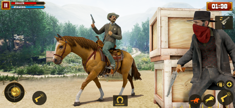 Rider Cowboy Shooting Survival screenshot 8