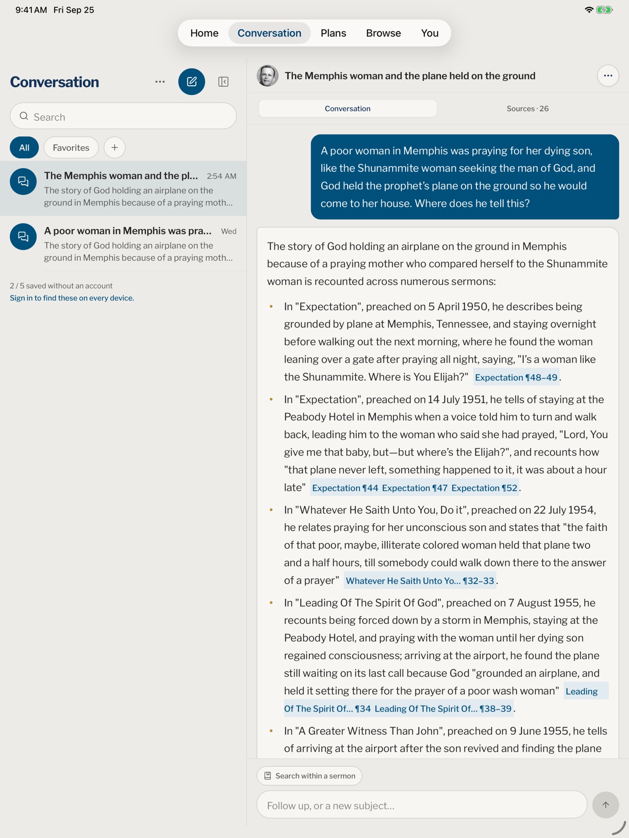 Screenshot 8 of Branham Sermons