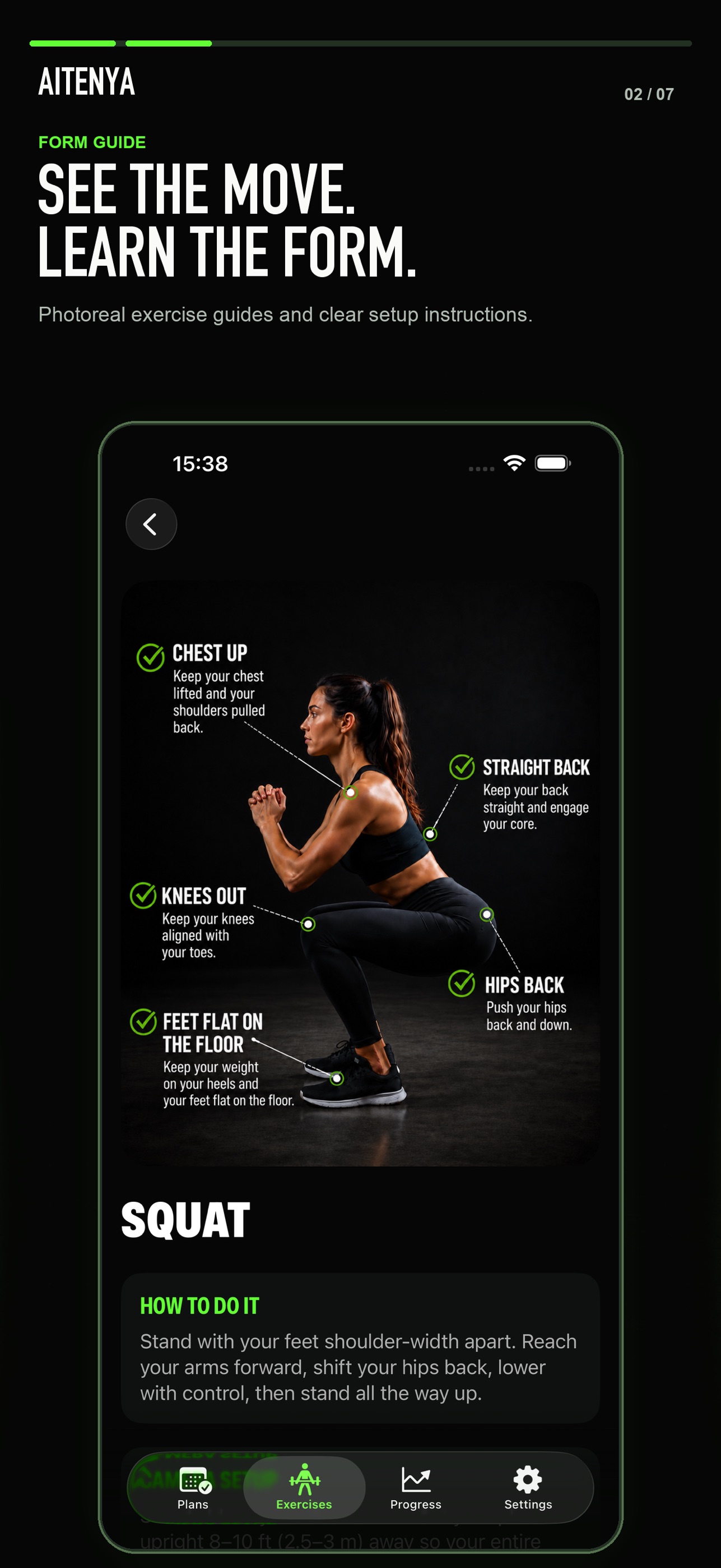 Screenshot 2 of Home Workout: AITENYA
