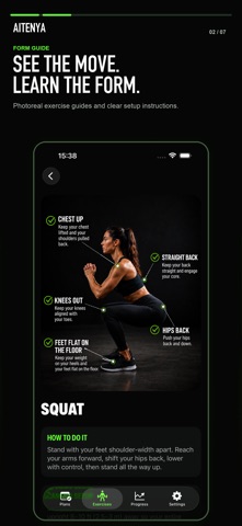 Home Workout: AITENYA screenshot 2