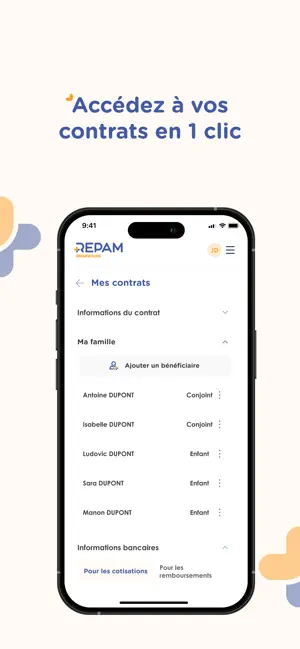 Repam - Mon espace adhérent screenshot 2