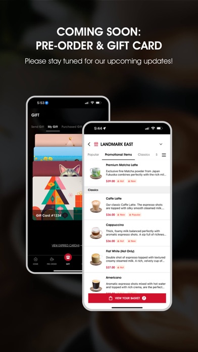Pacific Coffee Hong Kong Screenshot