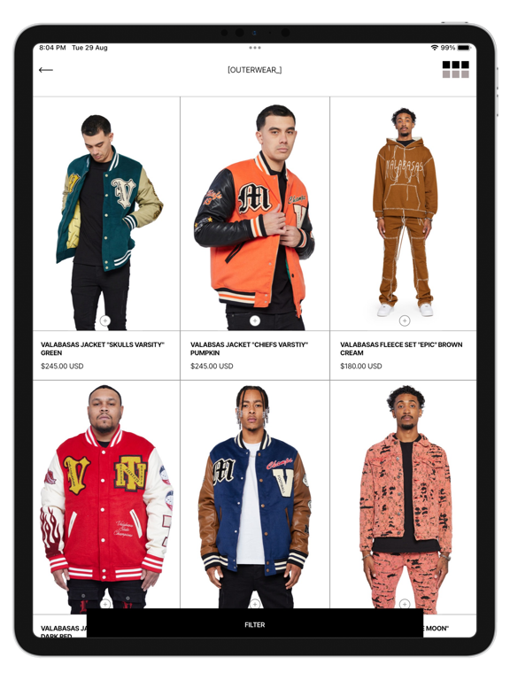 Valabasas iPad screenshot 4 - Shopping app