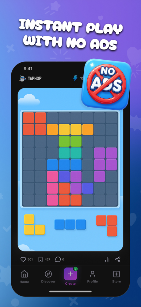 TapHop: AI Game Maker & Play screenshot 4