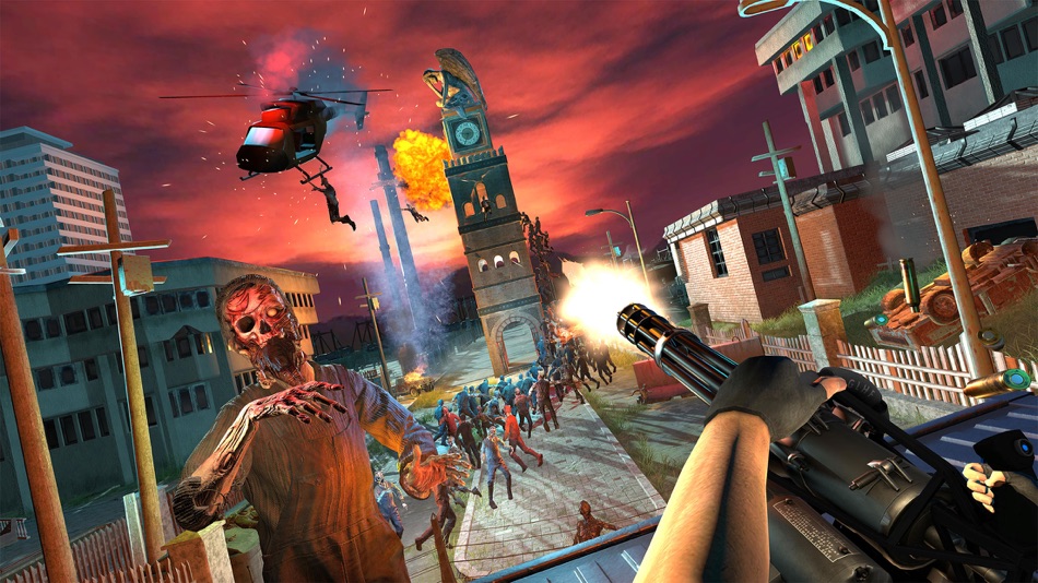 #5. Zombie Games: Zombie Shooter (iOS) Bởi: Waseem Safder
