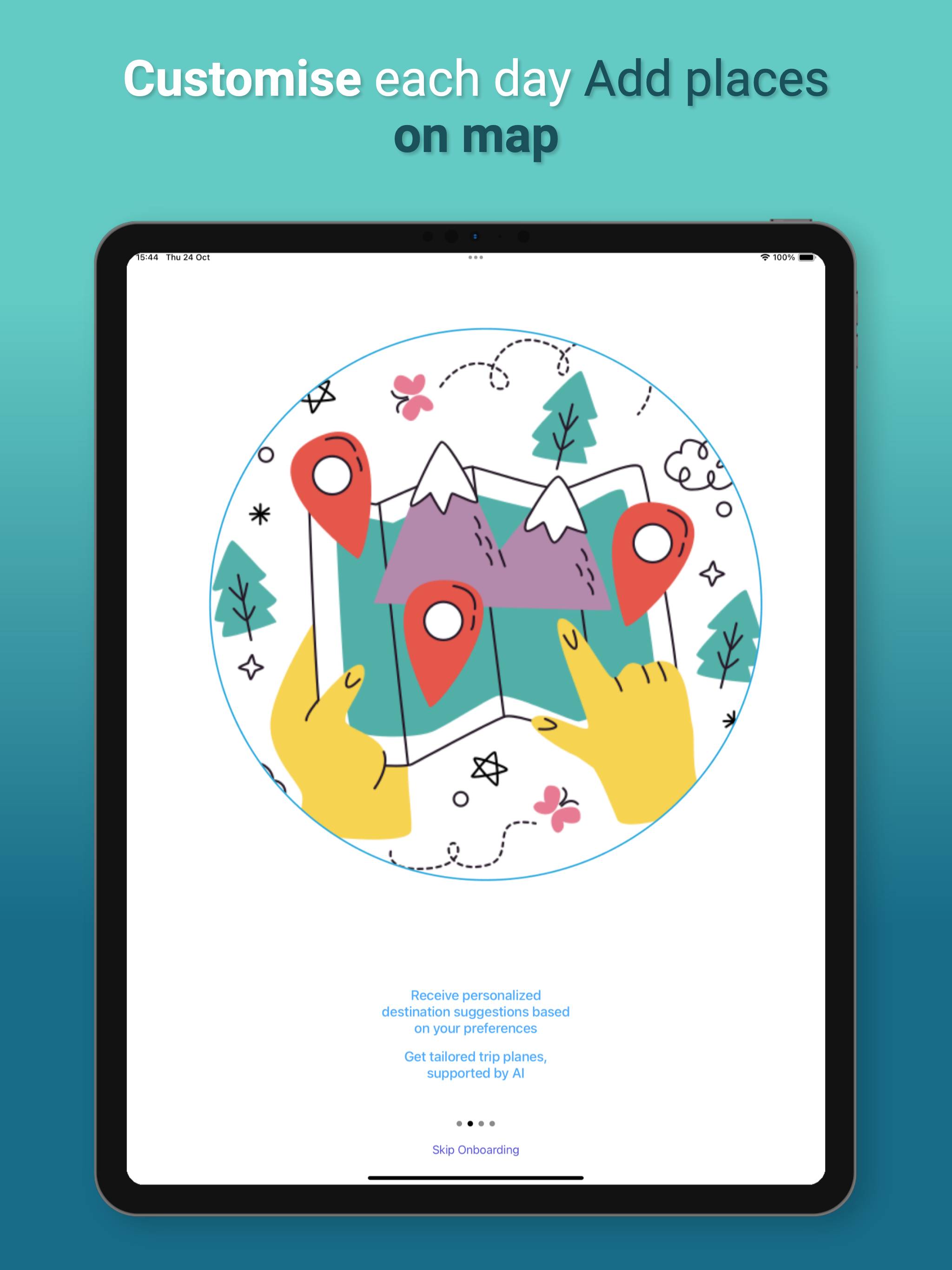 Been Traveler Pin Trip Tracker