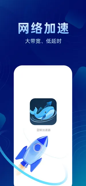 蓝鲸加速器-网络性能优化服务 screenshot 1