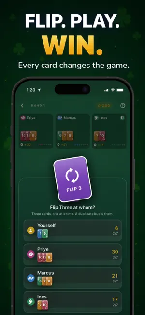Lucky 7 - Card Flip Game screenshot 3