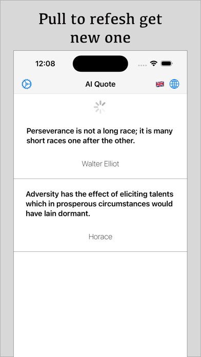 Screenshot 2 of AI Quote App