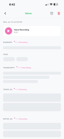 MemoTalk screenshot