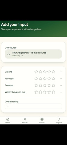 Up To Par app screenshot 2