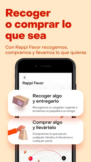 Captura de pantalla de Rappi - Pide Todo En Minutos en iPhone 7
