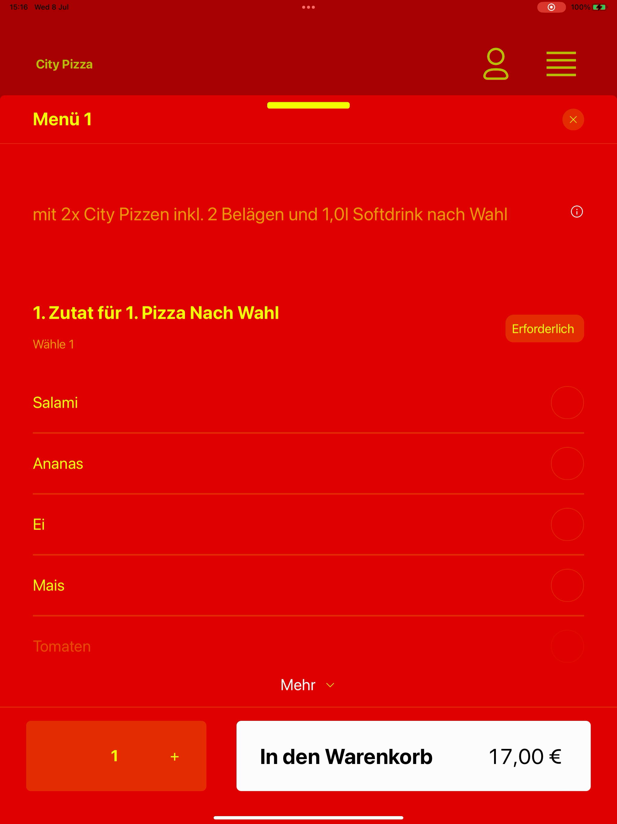 City Pizza Düsseldorf screenshot 8