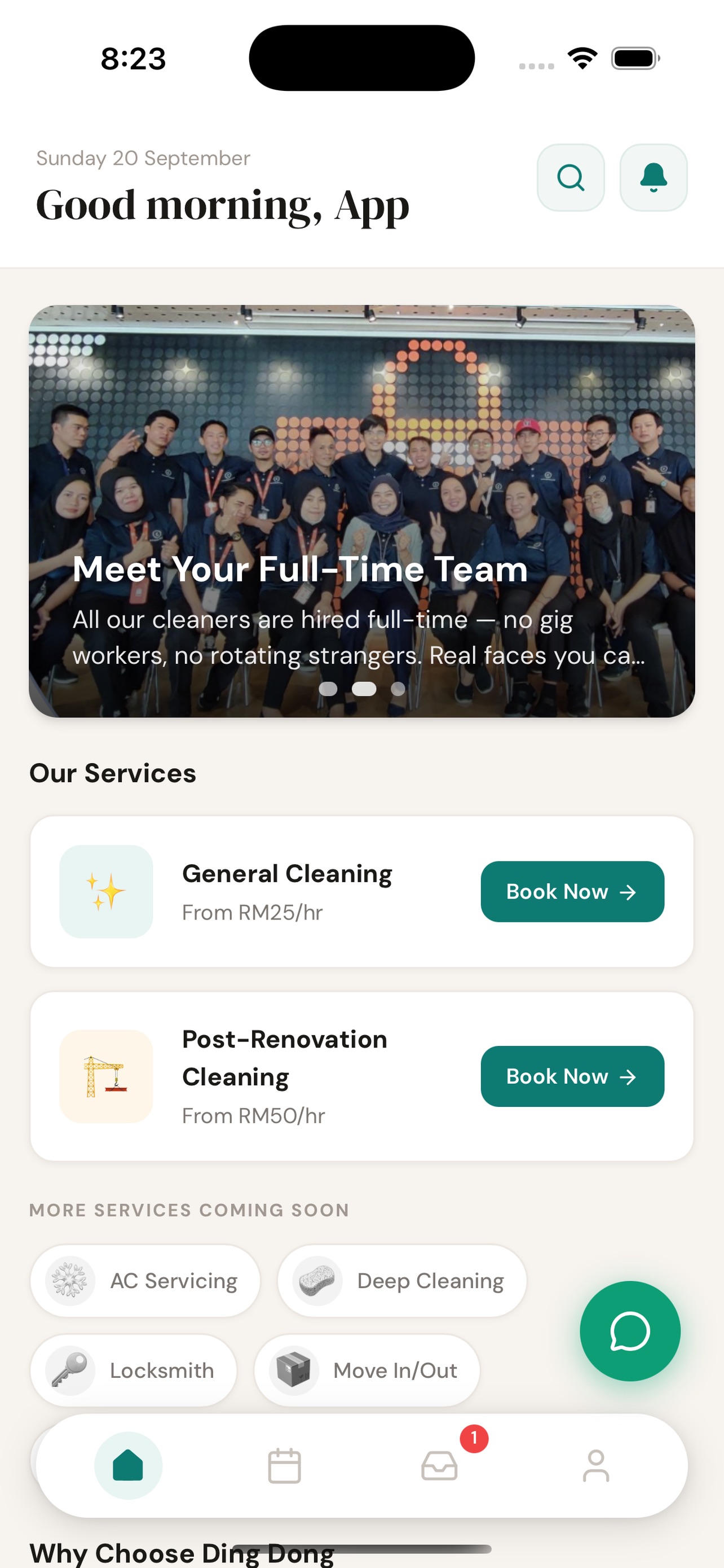 Screenshot 1 of DingDong - Home Services