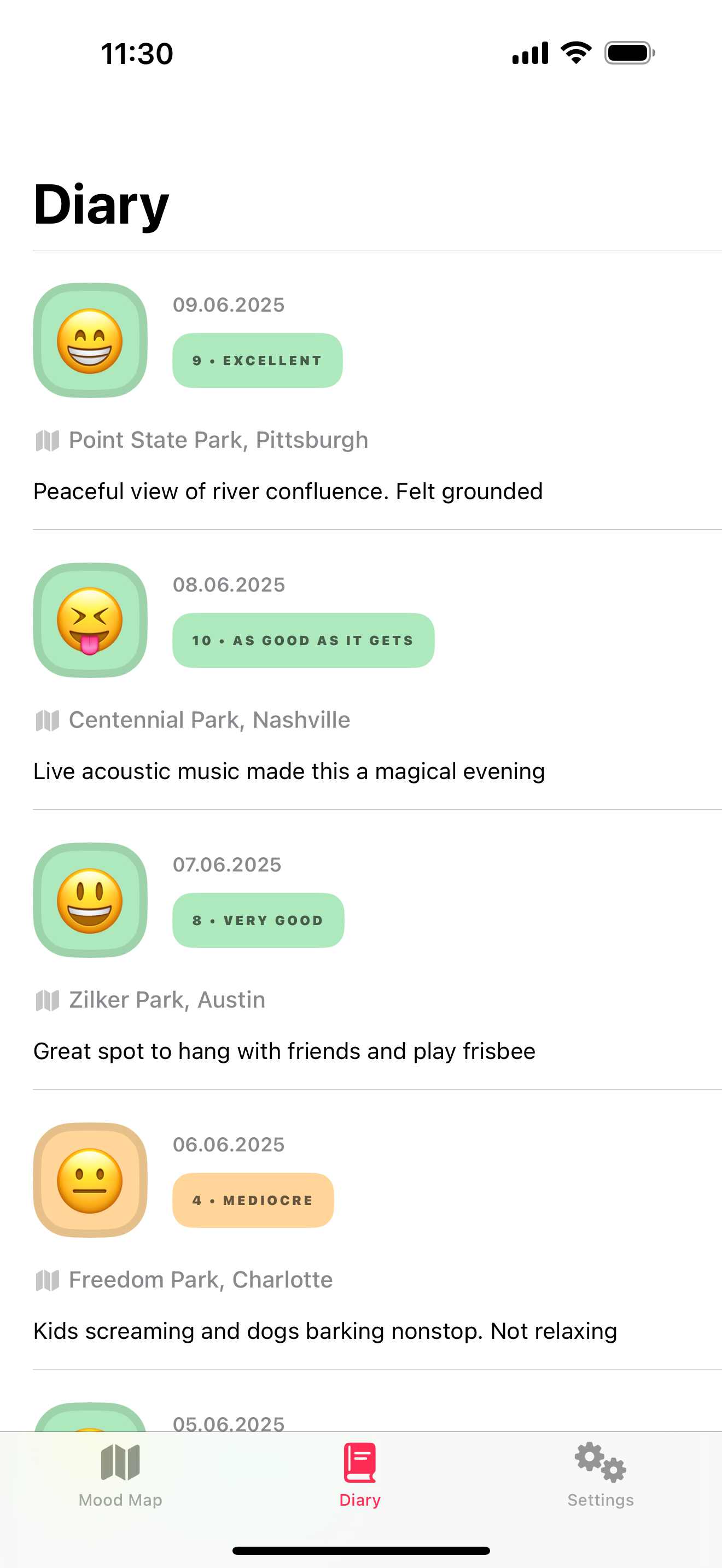 VibeMap: Mood Cartography