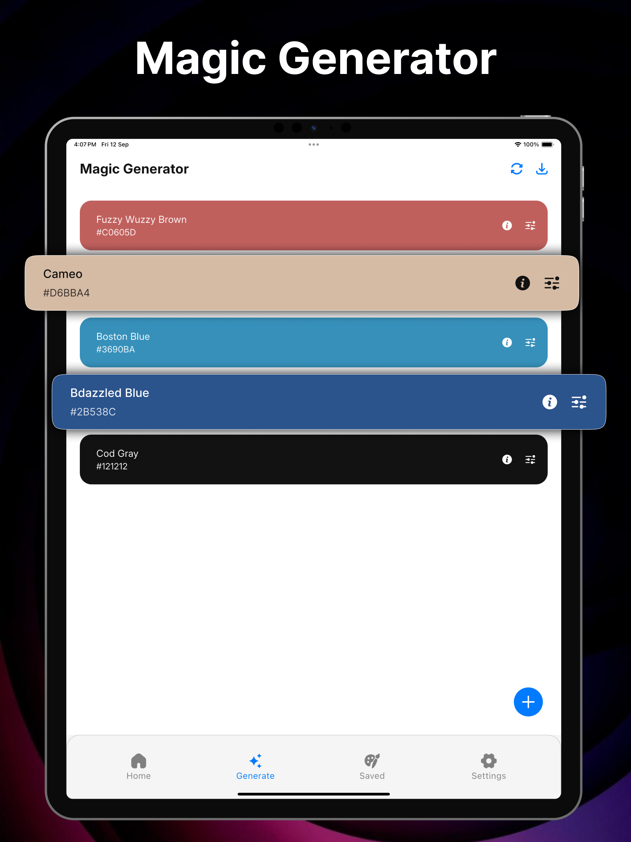 Image Color Picker & Generater