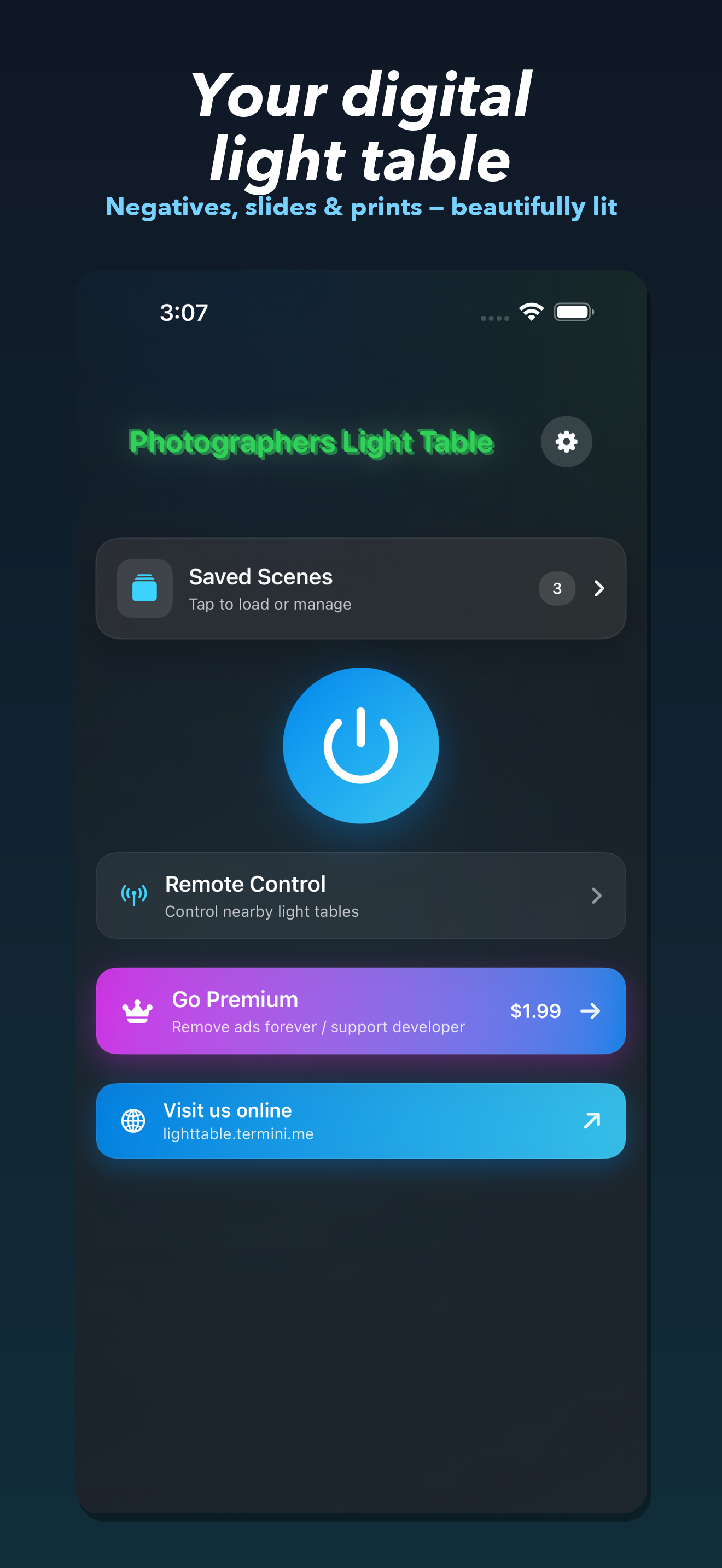 Photographers Light Table