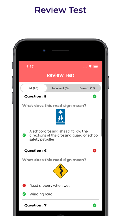 G1 Ontario Practice Test Screenshot