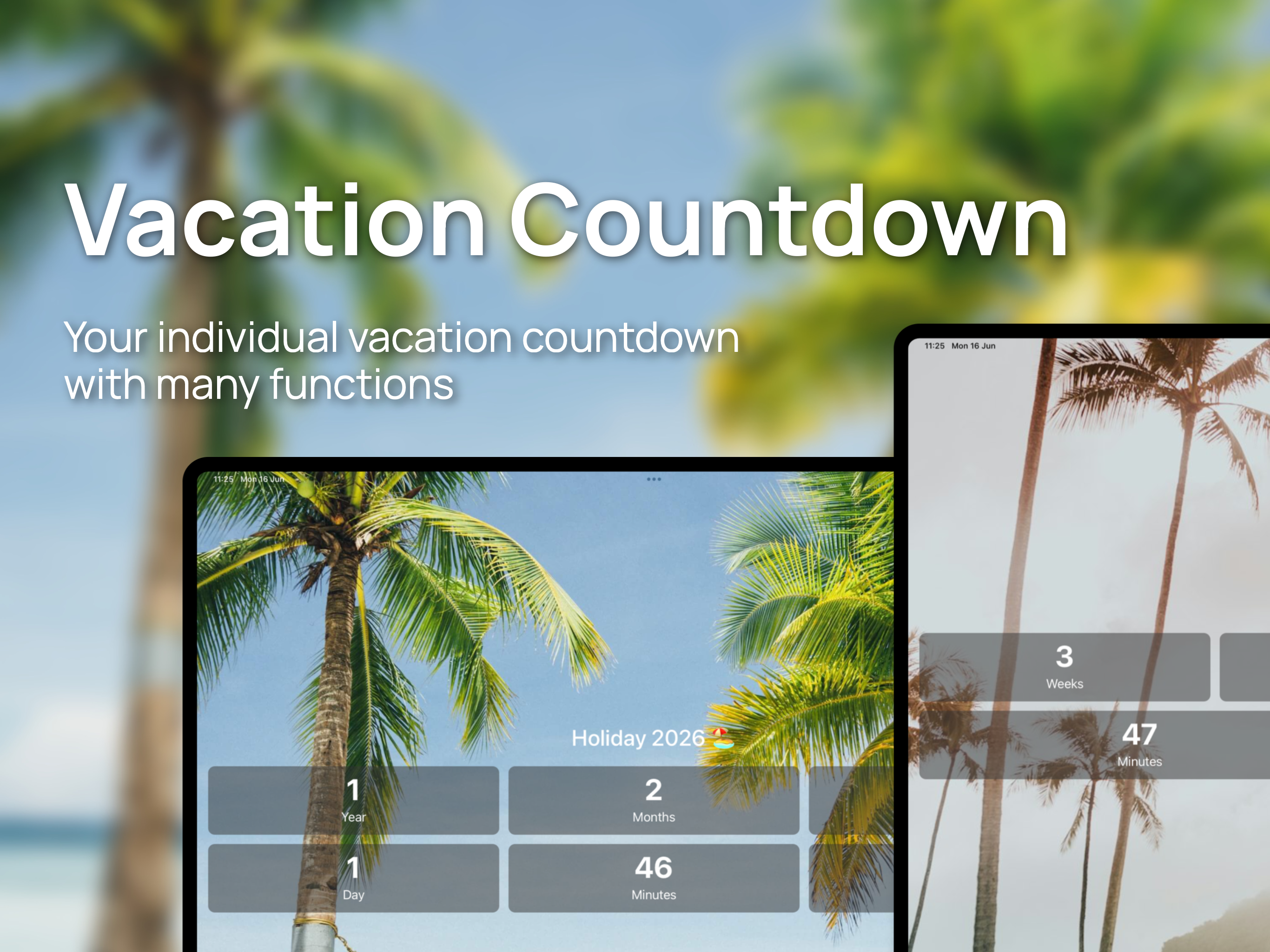 Countdown for Vacation/Holiday