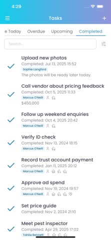 PropertyMe Grow CRM screenshot