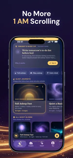 Sleep Better: Sounds & Coach screenshot 4