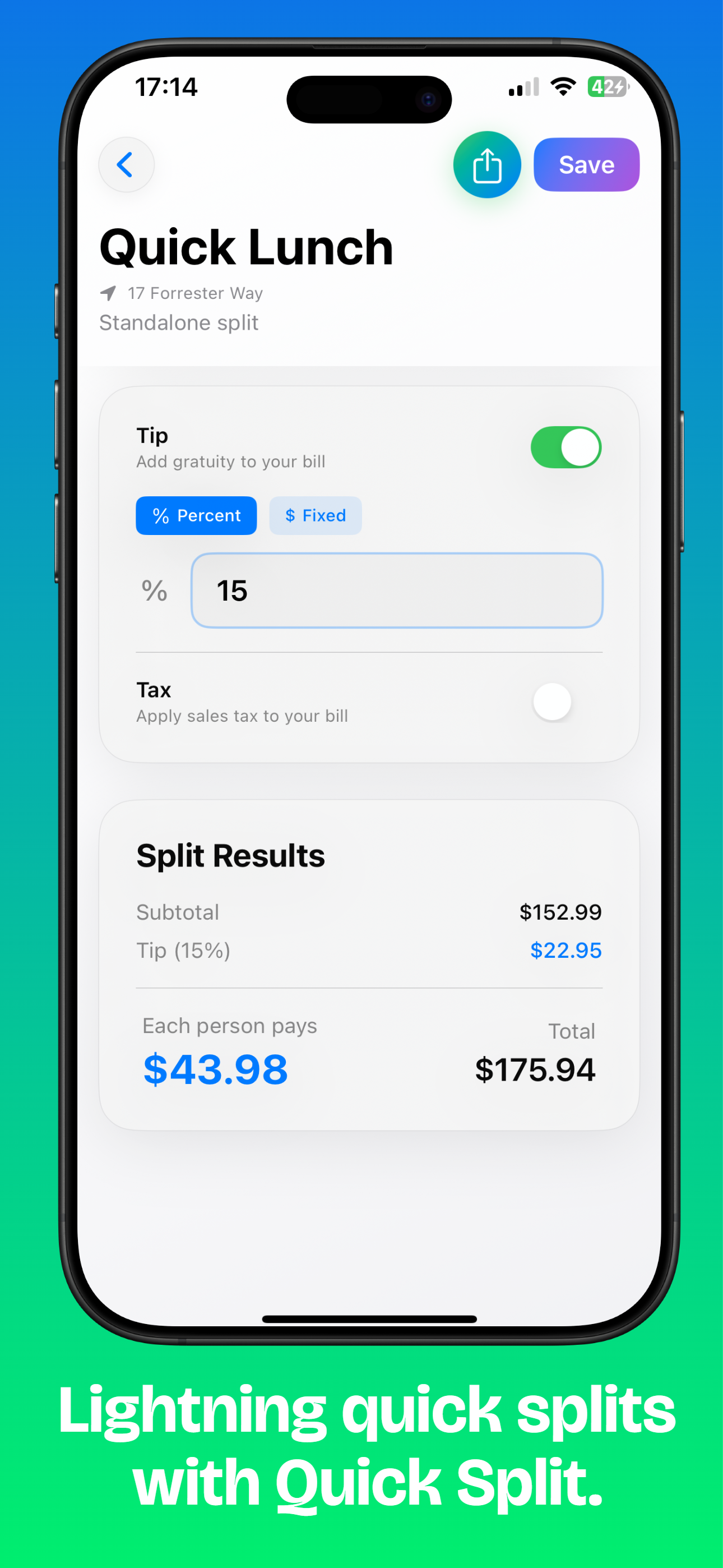 Splittable: AI Bill Split Scan screenshot 4