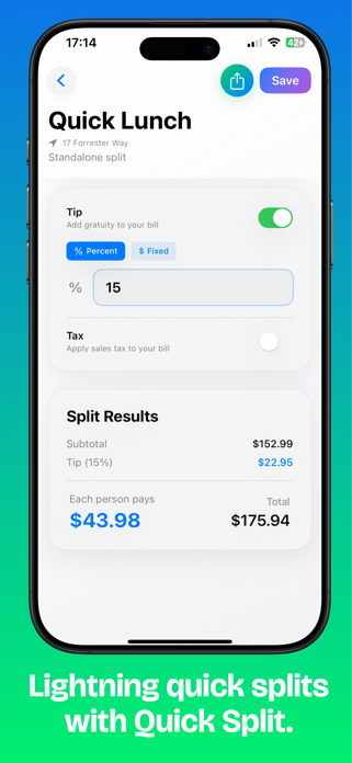 Splittable: AI Bill Split Scan Screenshot 4 of 8