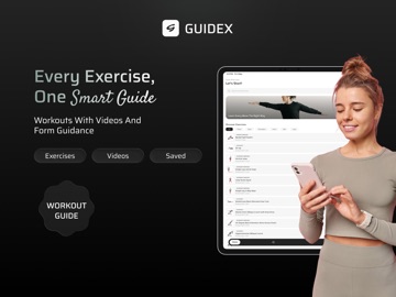 Guidex: Gym Exercise Guide iPad screenshot