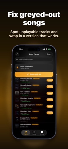 TuneWarden: Playlist Manager Screenshot 2 of 10
