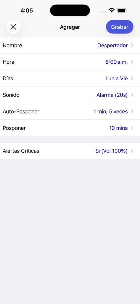 Despertador Aida con Música screenshot 3