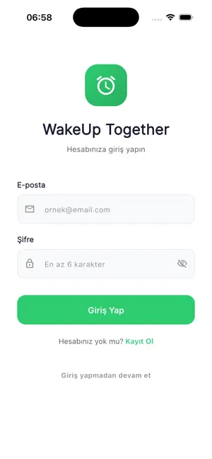 WakeUp Together - Alarm screenshot 1