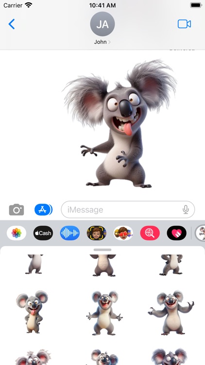 Crazy Koala Stickers screenshot-5