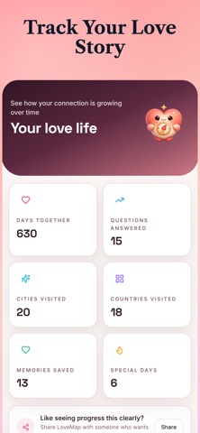 Love Map:Couple & Relationship Screenshot 7 of 8